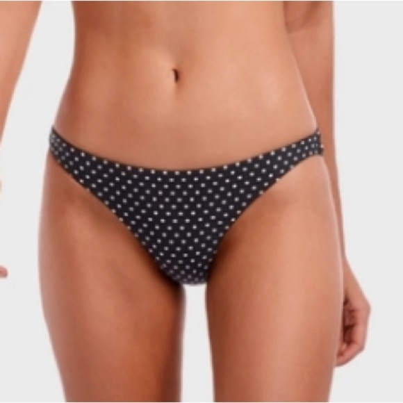 Vitamin A Luciana Rumba Polka Dot Reversible Swim Bottom SZ 8 NWT - Picture 1 of 14